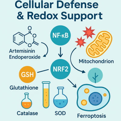 Cellular defense icon